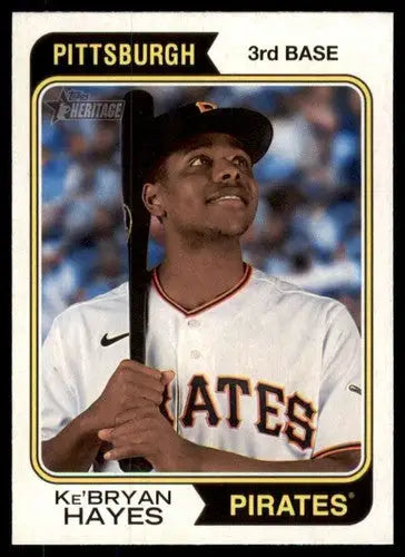2023 Topps Heritage #372 Ke’Bryan Hayes NM-MT Pirates ID:73429 - Baseball Card Single