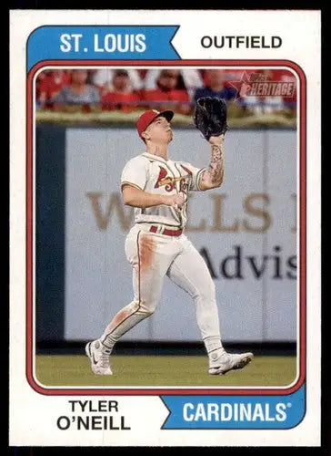 2023 Topps Heritage #44 Tyler O’Neill NM Near Mint Cardinals ID:65228 - Baseball Card Single