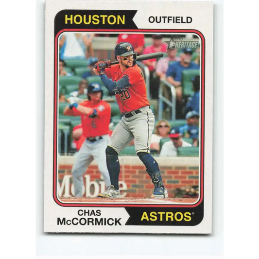 2023 Topps Heritage #482 Chas McCormick NM-MT SP Houston Astros Baseball Card