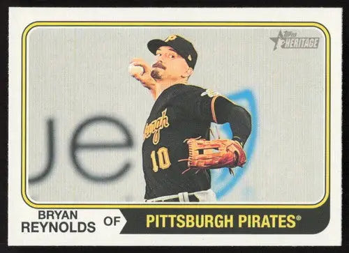 2023 Topps Heritage #49 Bryan Reynolds NM Near Mint Pirates ID:65232 - Baseball Card Single