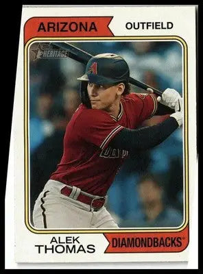 2023 Topps Heritage #6 Alek Thomas - Baseball Card Single