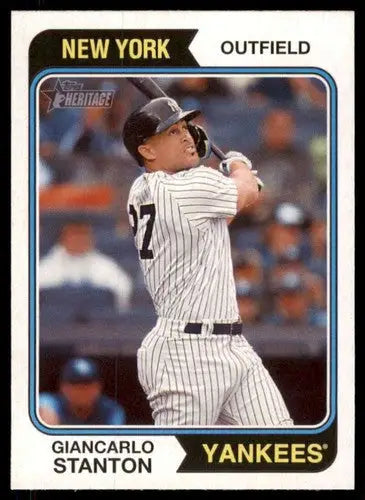 2023 Topps Heritage #81 Giancarlo Stanton NM-MT Yankees ID:73373 - Baseball Card Single