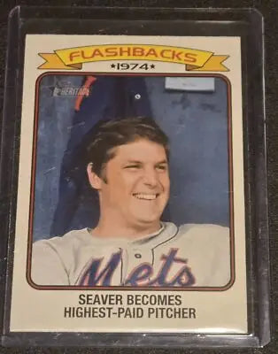 2023 Topps Heritage #BF-1 Tom Seaver Baseball Flashbacks - Baseball Card Single