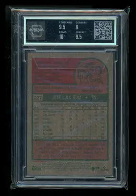 2023 Topps Heritage Chrome José Tena #227 RC 310/999 Baseball Arena Club 9.5 - Baseball Card Single