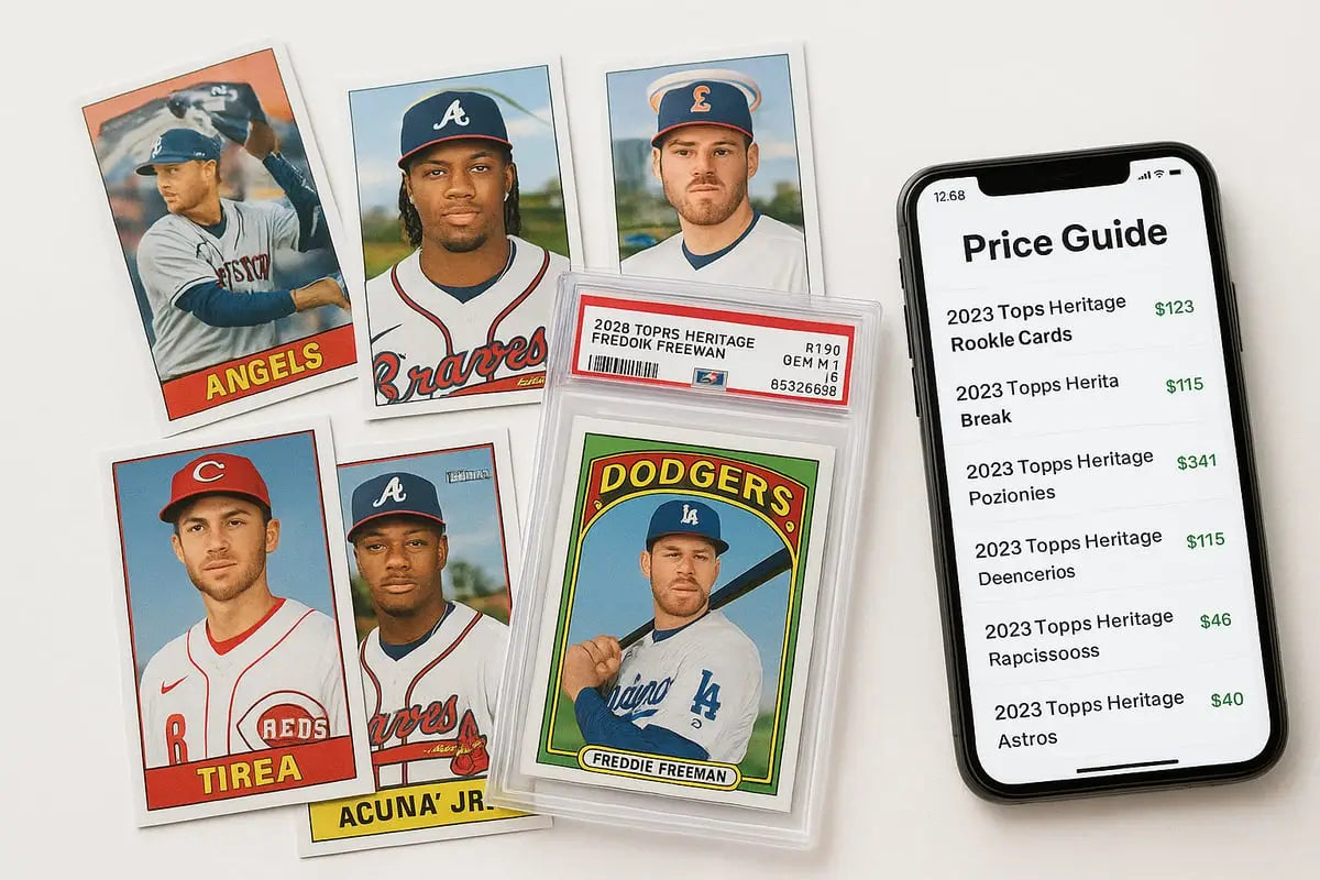 2023 Topps Heritage Freddie Freeman rookie card in sleeve