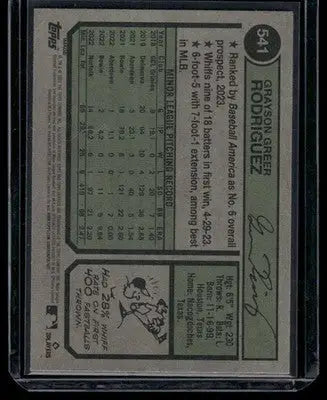 2023 Topps Heritage Grayson Rodriguez #541 Varation RC Baseball - Baseball Card Single