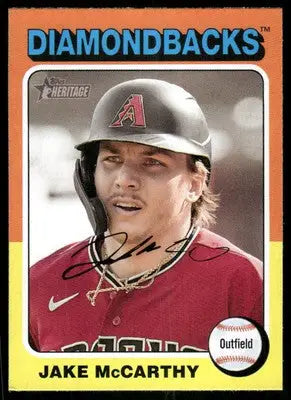 2023 Topps Heritage Jake McCarthy #214 Baseball