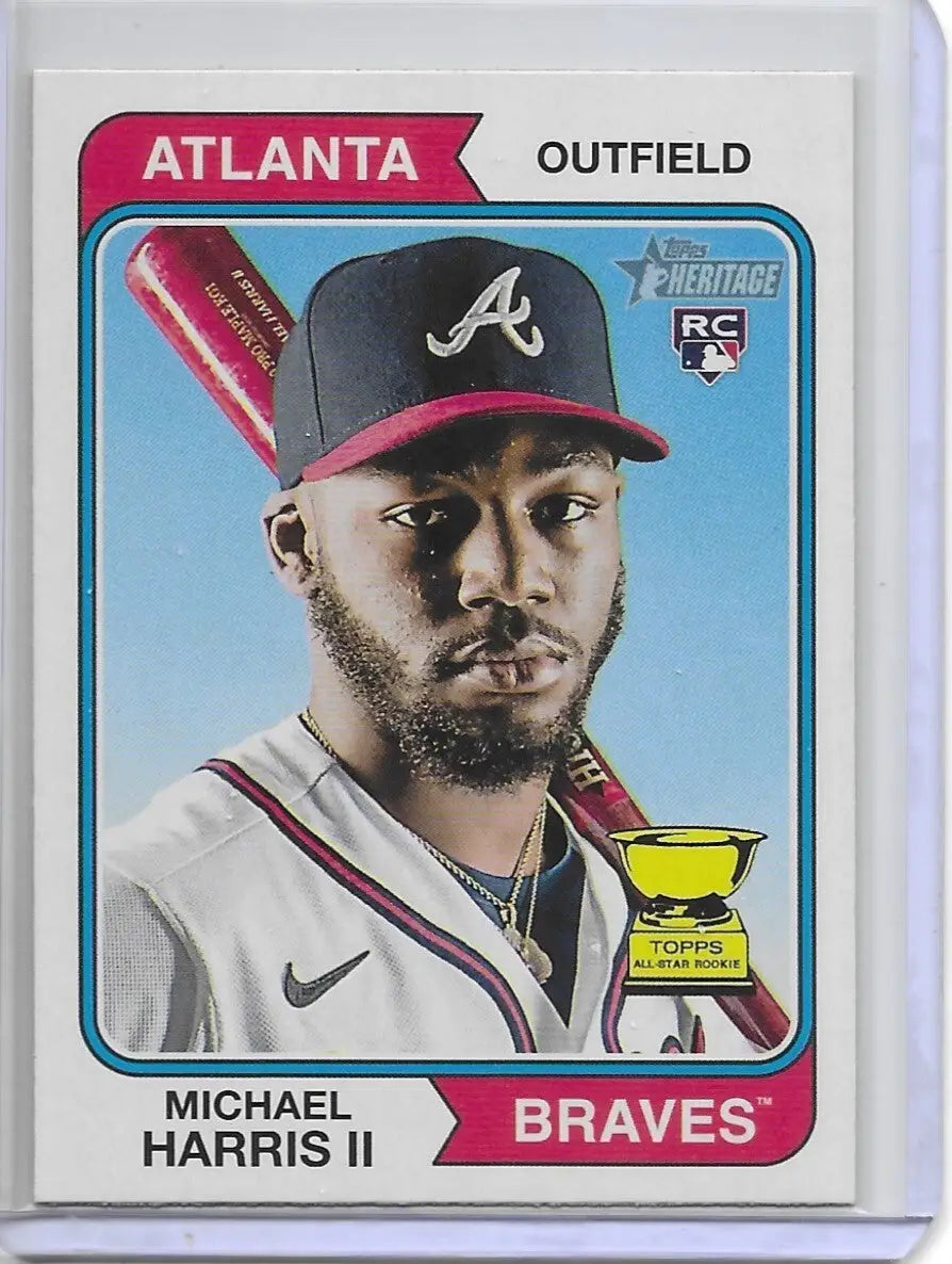 2023 TOPPS HERITAGE Michael Harris RC - Braves (b24) - Baseball Card Single