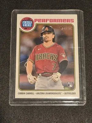 2023 Topps Heritage #NA-19 Corbin Carroll New Age Performers - Baseball Card Single