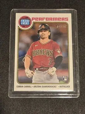2023 Topps Heritage #NA-19 Corbin Carroll New Age Performers - Baseball Card Single