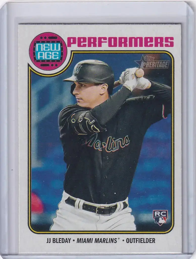 2023 Topps Heritage New Age #14 JJ Bleday Miami Marlins