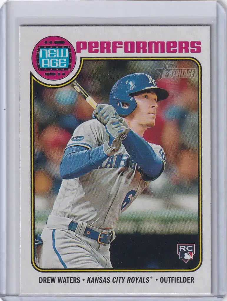 2023 Topps Heritage New Age #18 Drew Waters Kansas City Royals