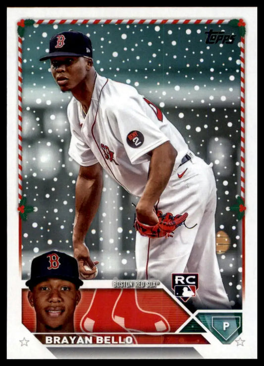 2023 Topps Holiday Brayan Bello RC H141 Boston Red Sox NM - Baseball Card Single