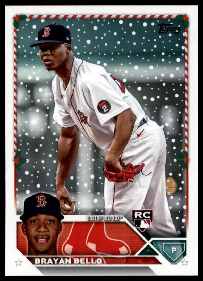 2023 Topps Holiday Brayan Bello RC H141 Boston Red Sox NM - Baseball Card Single