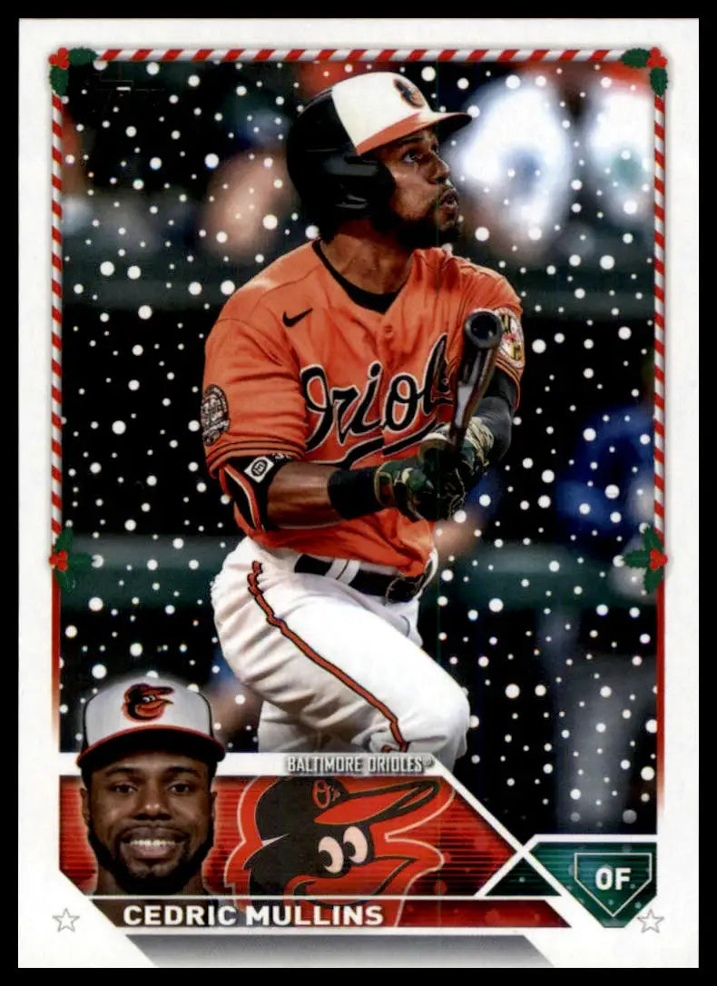 2023 Topps Holiday Cedric Mullins H96 Baltimore Orioles NM - Baseball Card Single