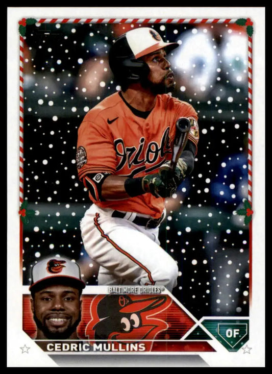 2023 Topps Holiday Cedric Mullins H96 Baltimore Orioles NM - Baseball Card Single