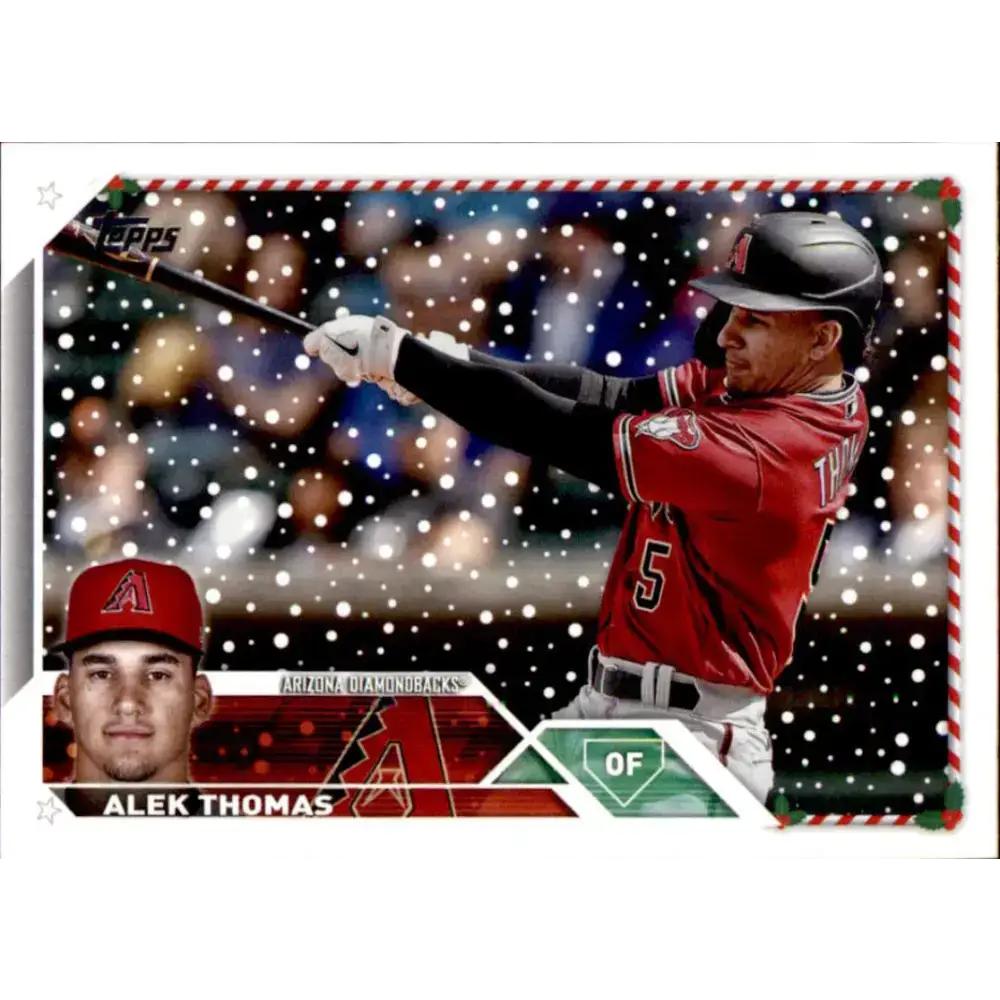 2023 Topps Holiday #H10 Alek Thomas NM-MT Arizona Diamondbacks Baseball Card - Baseball Card Single