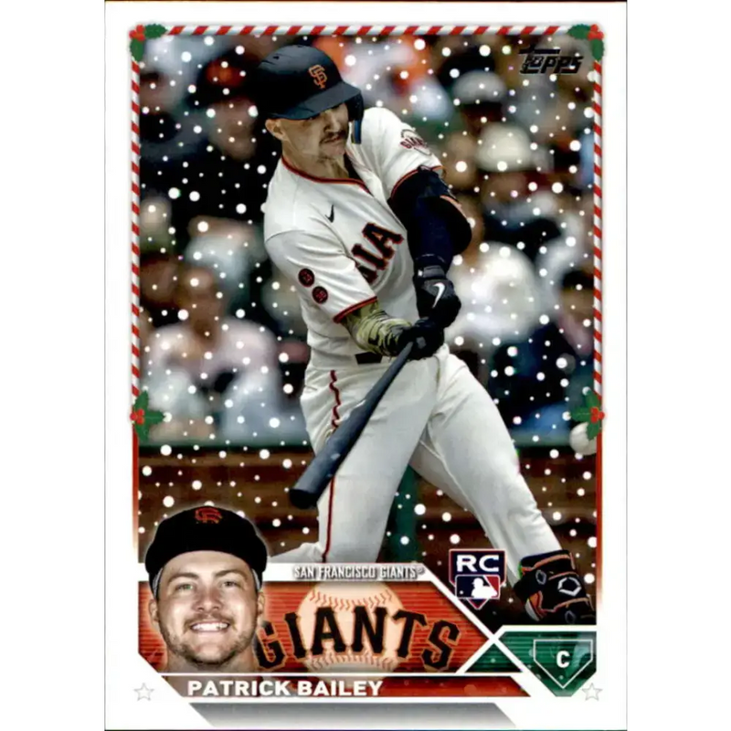2023 Topps Holiday #H122 Patrick Bailey NM-MT RC Rookie San Francisco Giants Baseball Card - Baseball Card Single