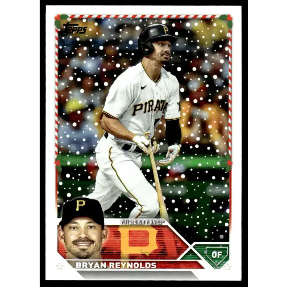 2023 Topps Holiday #H132 Bryan Reynolds NM-MT Pittsburgh Pirates Baseball Card - Baseball Card Single
