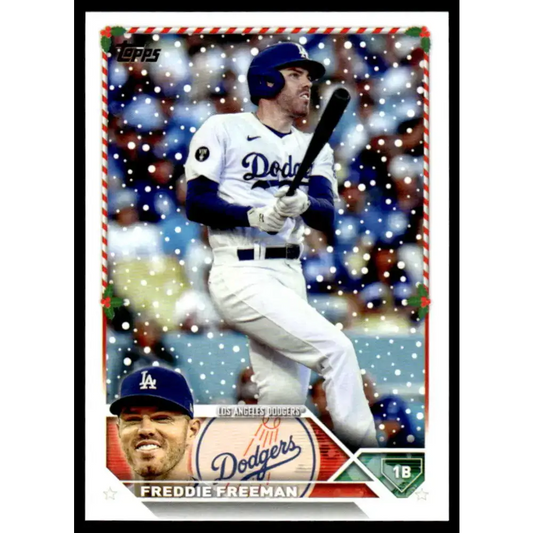 2023 Topps Holiday #H134 Freddie Freeman NM-MT Los Angeles Dodgers Baseball Card - Baseball Card Single