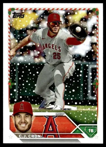 2023 Topps Holiday #H139 C.J. Cron NM Near Mint Angels ID:66365 - Baseball Card Single