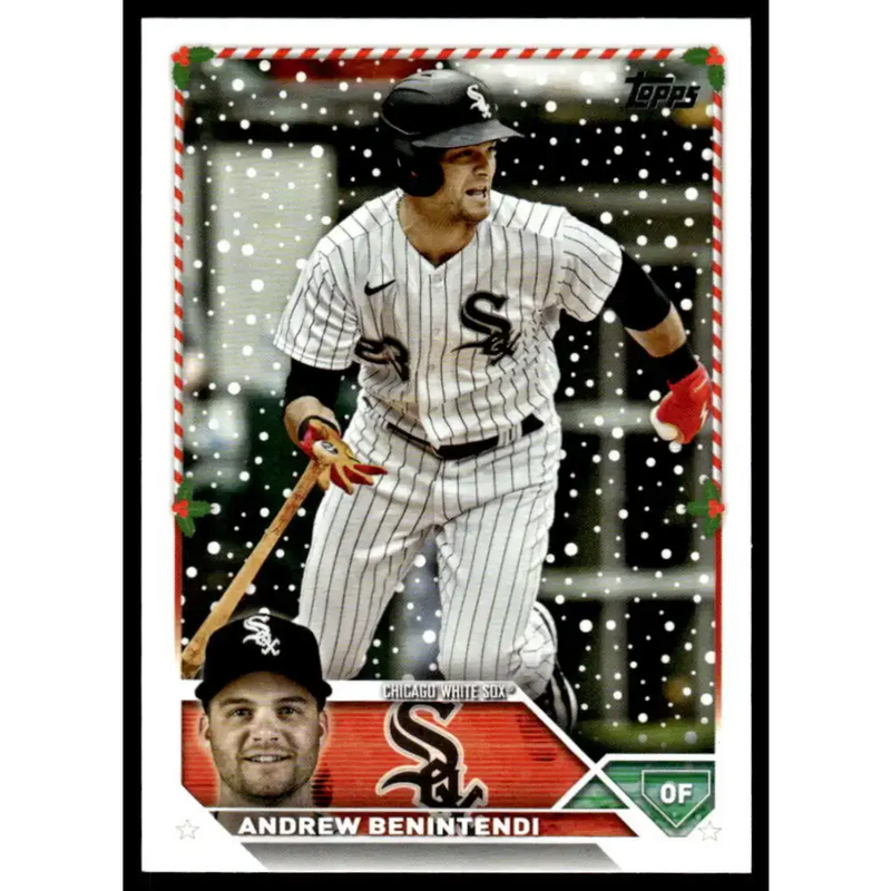 2023 Topps Holiday #H142 Andrew Benintendi NM-MT Chicago White Sox Baseball Card - Baseball Card Single