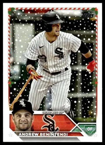 2023 Topps Holiday #H142 Andrew Benintendi NM Near Mint White Sox ID:66370 - Baseball Card Single