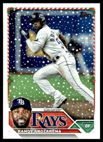 2023 Topps Holiday #H148 Randy Arozarena NM Near Mint Rays ID:66384 - Baseball Card Single