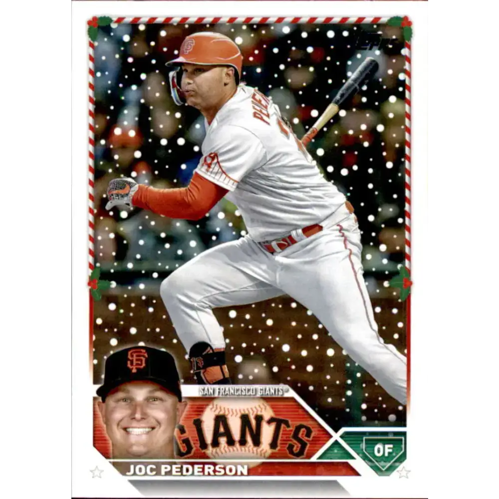 2023 Topps Holiday #H152 Joc Pederson NM-MT San Francisco Giants Baseball Card - Baseball Card Single