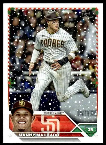 2023 Topps Holiday #H169 Manny Machado NM Near Mint Padres ID:66561 - Baseball Card Single