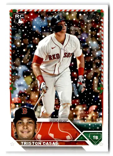 2023 Topps Holiday Triston Casas original gloss mint RC rookie baseball card