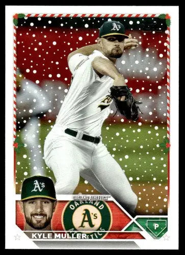 2023 Topps Holiday #H189 Kyle Muller NM Near Mint Athletics ID:66596 - Baseball Card Single