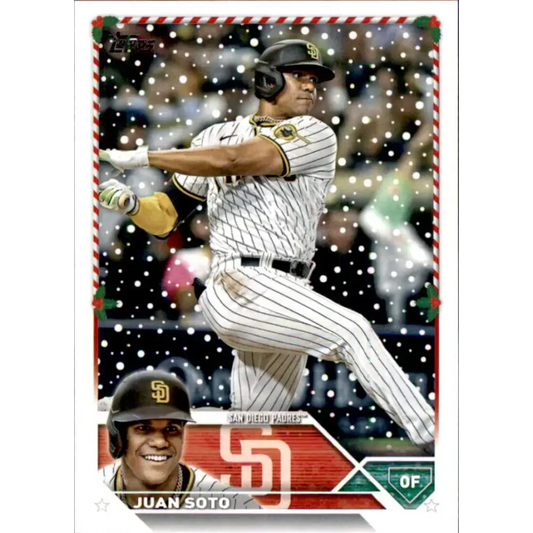 2023 Topps Holiday #H199 Juan Soto NM-MT San Diego Padres Baseball Card - Baseball Card Single
