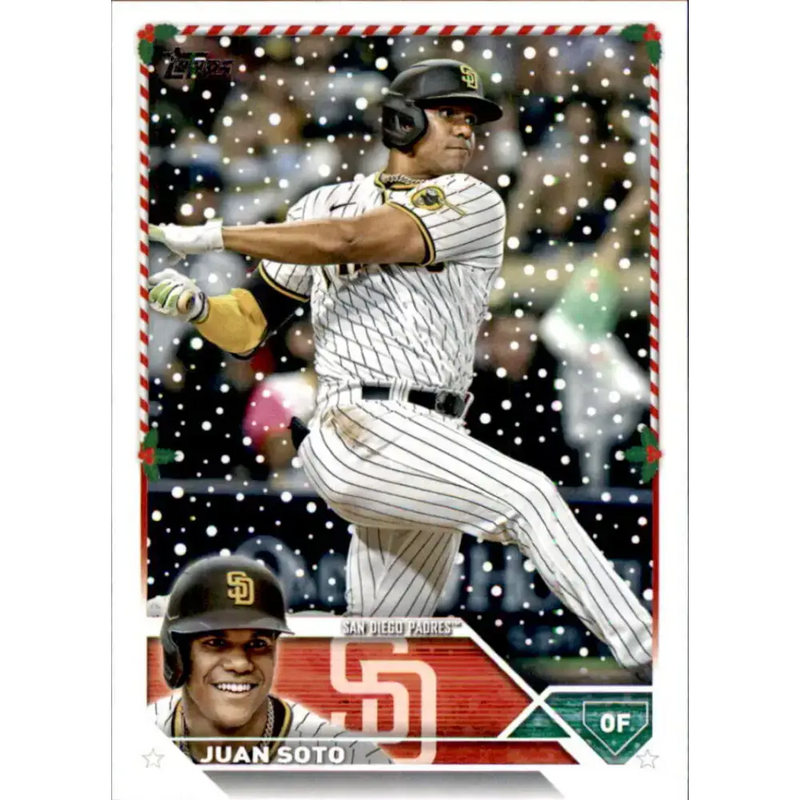 2023 Topps Holiday #H199 Juan Soto NM-MT San Diego Padres Baseball Card - Baseball Card Single