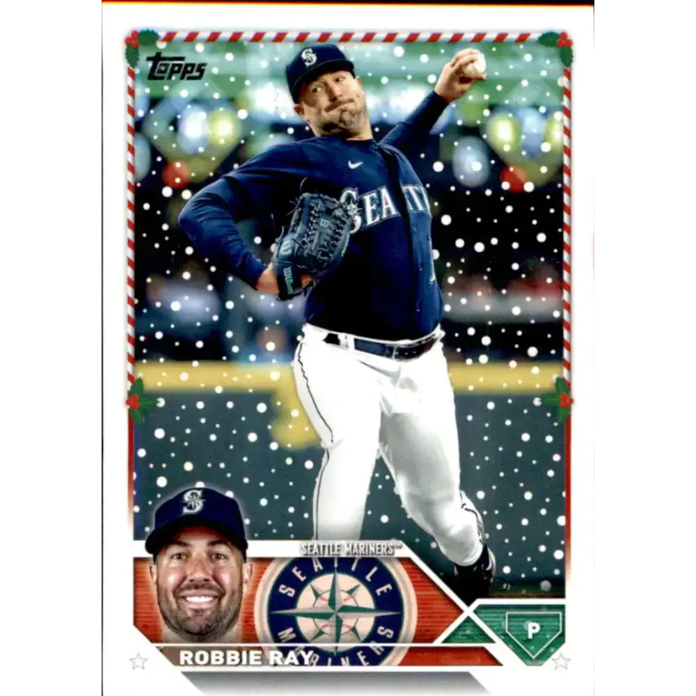 2023 Topps Holiday #H2 Robbie Ray NM-MT Seattle Mariners Baseball Card - Baseball Card Single