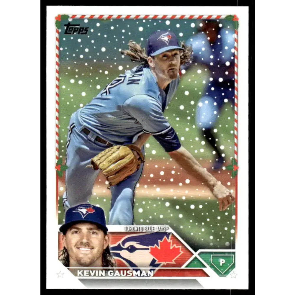 2023 Topps Holiday #H24 Kevin Gausman NM-MT Toronto Blue Jays Baseball Card - Baseball Card Single