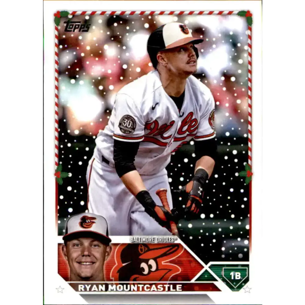 2023 Topps Holiday #H29 Ryan Mountcastle NM-MT Baltimore Orioles Baseball Card - Baseball Card Single