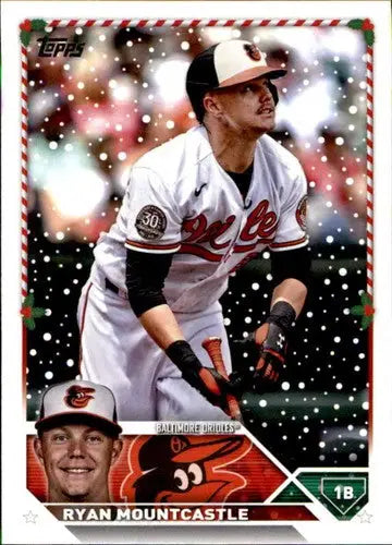 2023 Topps Holiday H29 Ryan Mountcastle baseball card Orioles Near Mint ID 65889