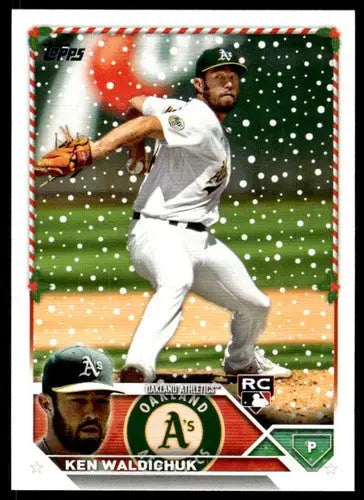 2023 Topps Holiday Ken Waldichuk original gloss mint rc rookie baseball card