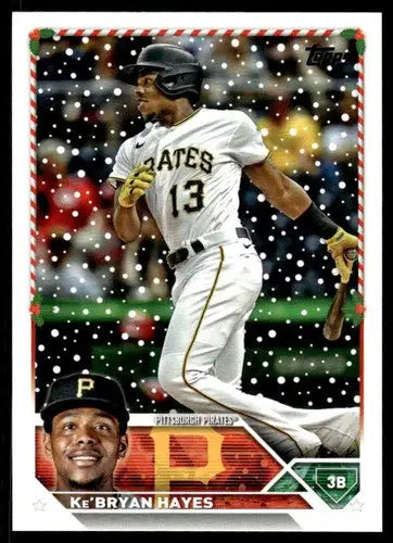 2023 Topps Holiday #H32 Ke’Bryan Hayes NM Near Mint Pirates ID:65897 - Baseball Card Single