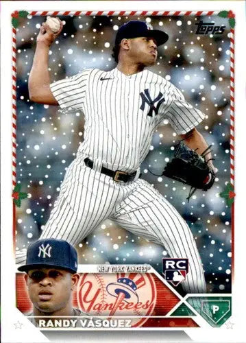 2023 Topps Holiday Randy Vasquez original gloss mint RC rookie baseball card