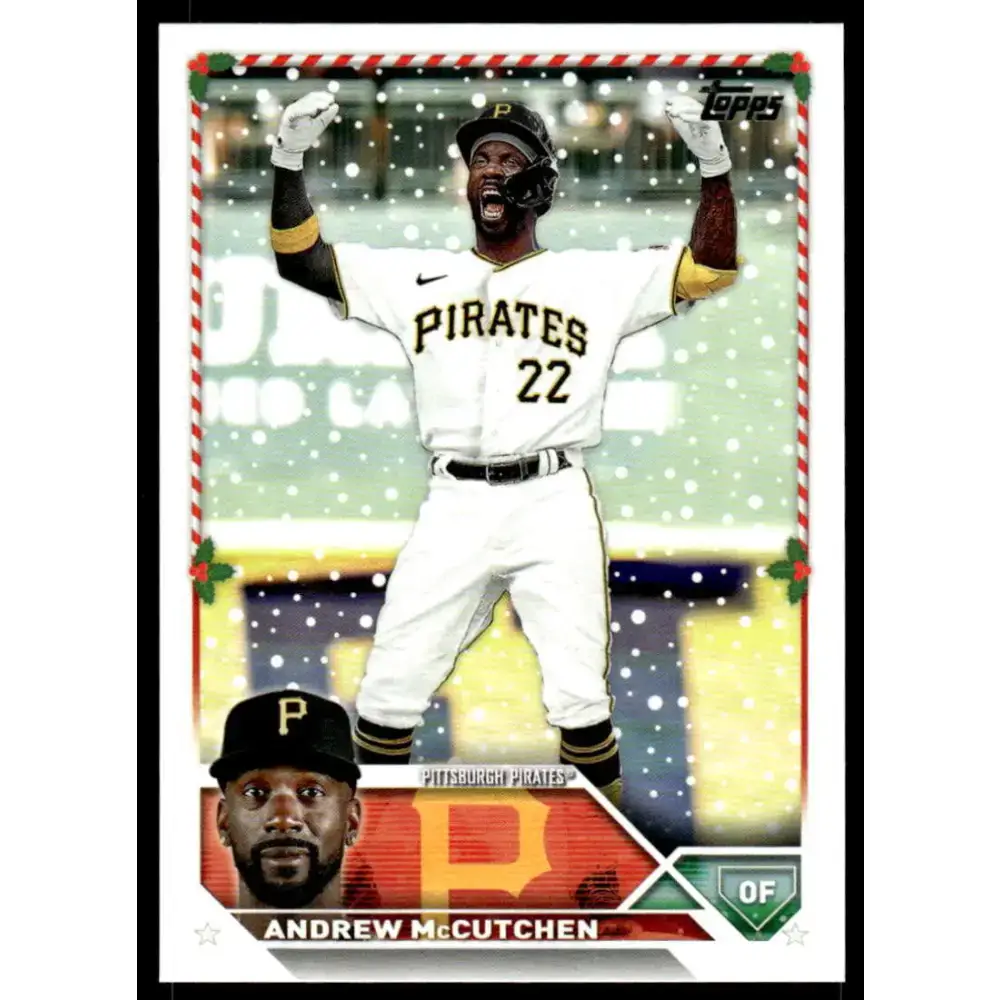 2023 Topps Holiday #H44 Andrew McCutchen NM-MT Pittsburgh Pirates Baseball Card - Baseball Card Single