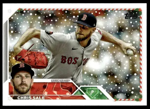 2023 Topps Holiday #H5 Chris Sale NM Near Mint Red Sox ID:65849 - Baseball Card Single