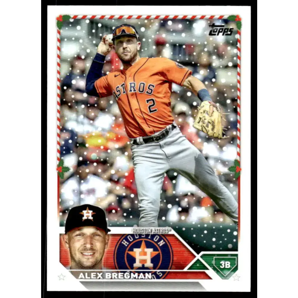 2023 Topps Holiday #H60 Alex Bregman NM-MT Houston Astros Baseball Card - Baseball Card Single