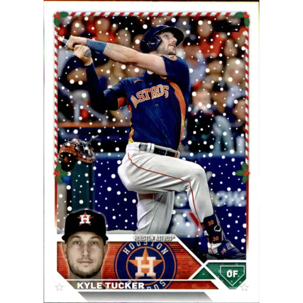 2023 Topps Holiday #H62 Kyle Tucker NM-MT Houston Astros Baseball Card - Baseball Card Single