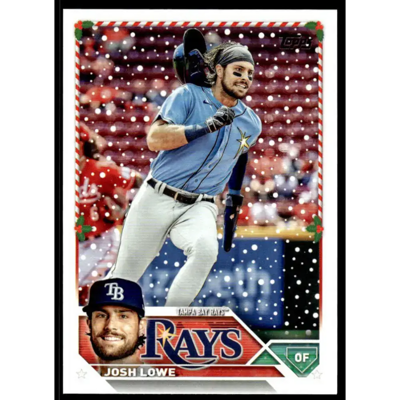 2023 Topps Holiday #H71 Josh Lowe NM-MT Tampa Bay Rays Baseball Card - Baseball Card Single