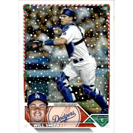 2023 Topps Holiday #H83 Will Smith NM-MT Los Angeles Dodgers Baseball Card - Baseball Card Single