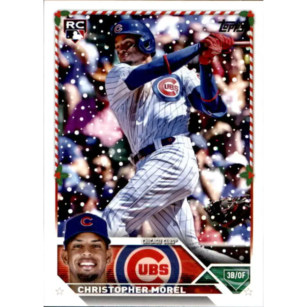 2023 Topps Holiday #H86 Christopher Morel NM-MT RC Rookie Chicago Cubs Baseball Card - Baseball Card Single