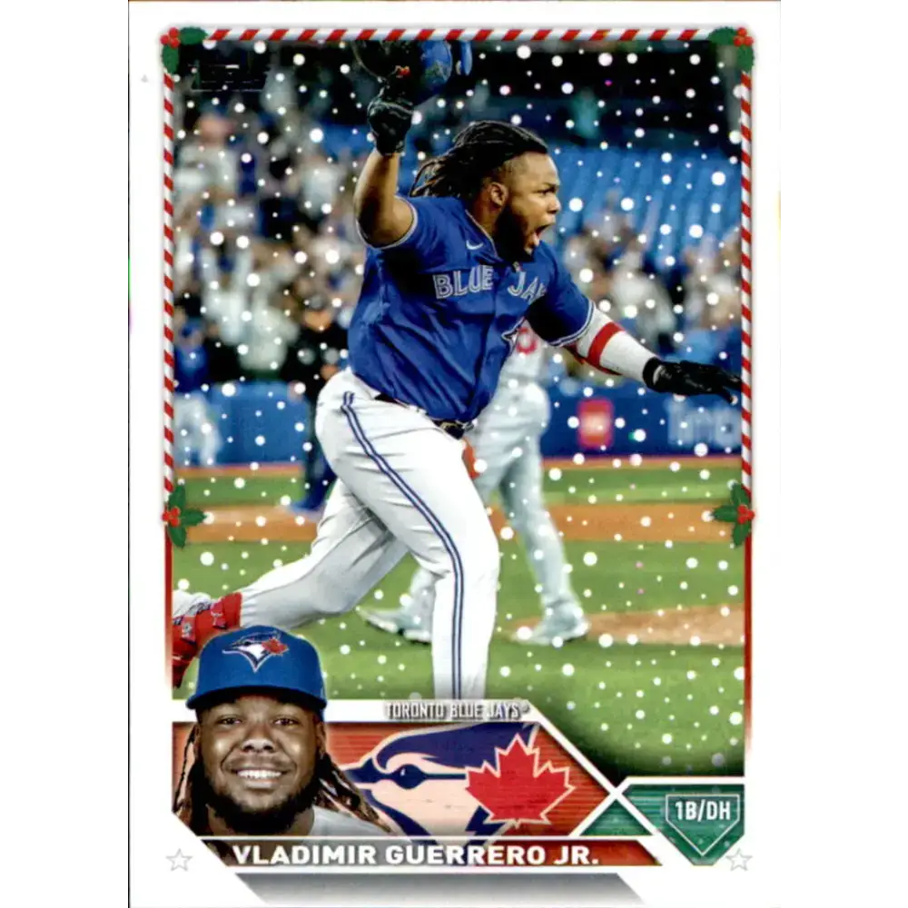 2023 Topps Holiday #H92 Vladimir Guerrero Jr. NM-MT Toronto Blue Jays Baseball Card - Baseball Card Single
