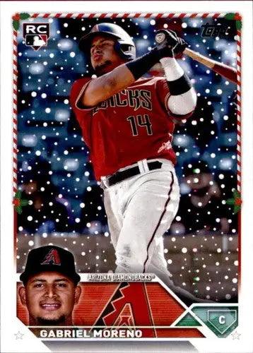 2023 Topps Holiday #H93 Gabriel Moreno NM Near Mint RC Rookie Diamondba ID:66283 - Baseball Card Single